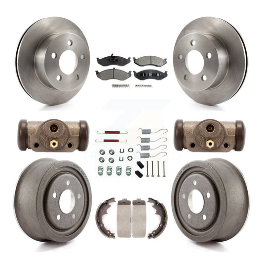 [Avant + Arrière] Kit de Disque et plaquette (céramique) de frein pour Jeep Wrangler TJ K8T-102676