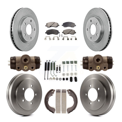 [Avant + Arrière] Kit de Disque et plaquette (céramique) de frein pour Dodge Caliber K8T-102691