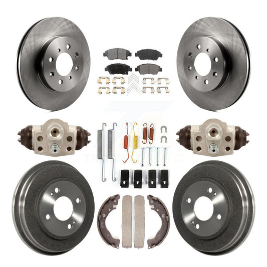 [Avant + Arrière] Kit de Disque et plaquette (céramique) de frein pour Honda Fit K8T-102695