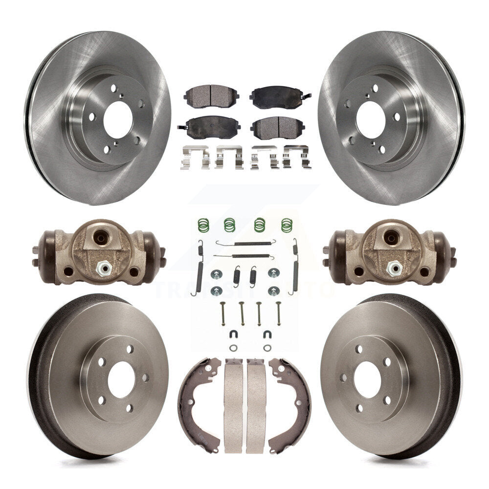 [Avant + Arrière] Kit de Disque et plaquette (céramique) de frein pour 2002-2003 Subaru Impreza Outback RS TS K8T-102703