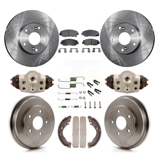 [Avant + Arrière] Kit de Disque et plaquette (céramique) de frein pour 2011 Honda Civic GX K8T-102704