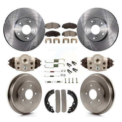 [Avant + Arrière] Kit de Disque et plaquette (céramique) de frein pour Honda Civic GX K8T-102705