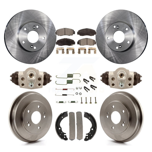 [Avant + Arrière] Kit de Disque et plaquette (céramique) de frein pour Honda Civic GX K8T-102705