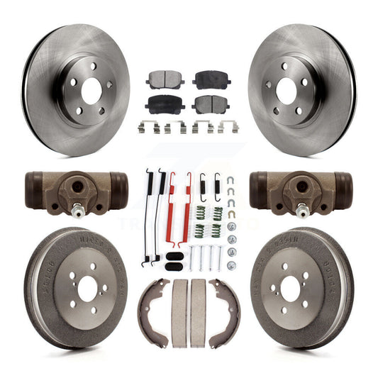 [Avant + Arrière] Kit de Disque et plaquette (céramique) de frein pour Pontiac Vibe Toyota Matrix K8T-102709