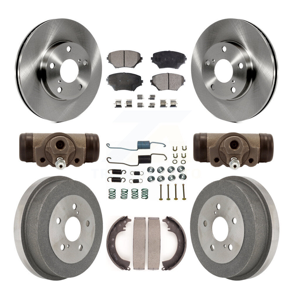 [Avant + Arrière] Kit de Disque et plaquette (céramique) de frein pour 2002 Toyota RAV4 GAS engine K8T-102710