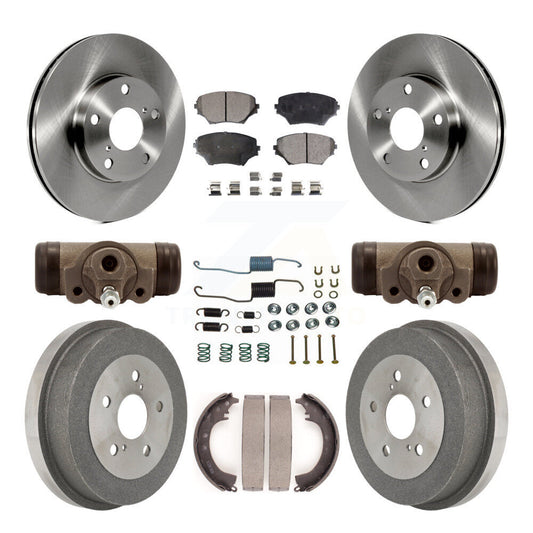 [Avant + Arrière] Kit de Disque et plaquette (céramique) de frein pour 2002 Toyota RAV4 GAS engine K8T-102710