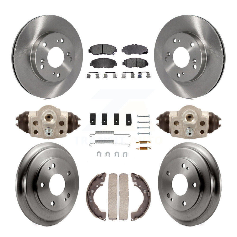 [Avant + Arrière] Kit de Disque et plaquette (céramique) de frein pour Honda Civic K8T-102712