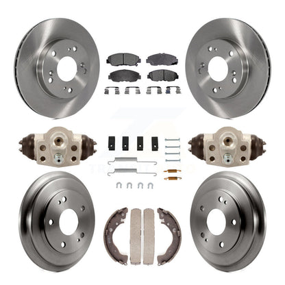 [Avant + Arrière] Kit de Disque et plaquette (céramique) de frein pour Honda Civic K8T-102712