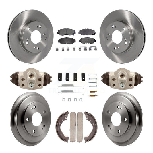 [Avant + Arrière] Kit de Disque et plaquette (céramique) de frein pour Honda Civic K8T-102712