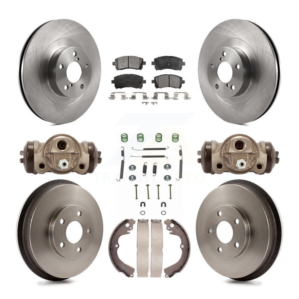 [Avant + Arrière] Kit de Disque et plaquette (céramique) de frein pour Subaru Impreza WRX K8T-102715