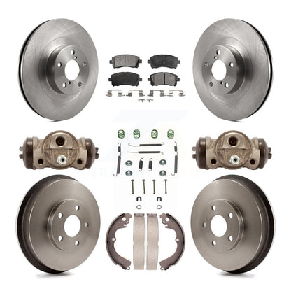 [Avant + Arrière] Kit de Disque et plaquette (céramique) de frein pour Subaru Impreza WRX K8T-102715
