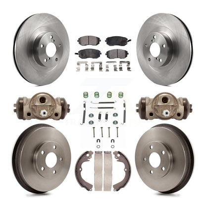 [Avant + Arrière] Kit de Disque et plaquette (céramique) de frein pour Subaru Forester Impreza K8T-102716