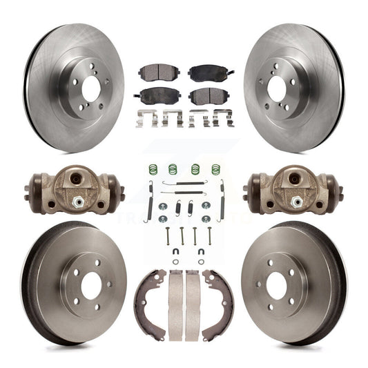 [Avant + Arrière] Kit de Disque et plaquette (céramique) de frein pour Subaru Forester Impreza K8T-102716