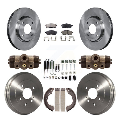 [Avant + Arrière] Kit de Disque et plaquette (céramique) de frein pour Nissan Sentra Versa Cube K8T-102723