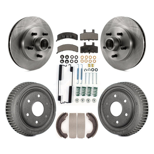[Avant + Arrière] Kit de Disque et plaquette (céramique) de frein pour GMC Yukon RWD avec 10" Diameter K8T-102725