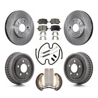 [Avant + Arrière] Kit de Disque et plaquette (céramique) de frein pour 2004 Chevrolet Malibu rear brakes avec 276mm Diameter Rotor K8T-102748