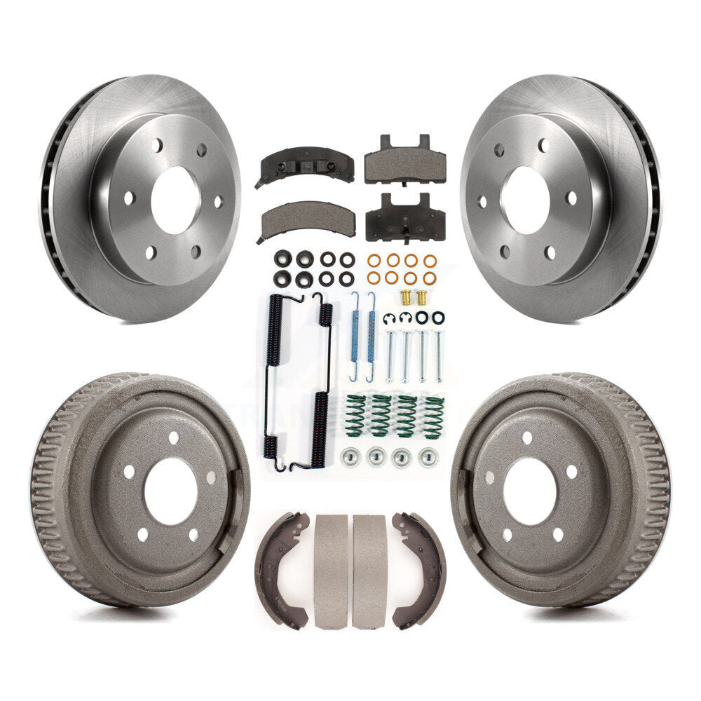 [Avant + Arrière] Kit de Disque et plaquette (céramique) de frein pour GMC Yukon 4WD avec 10" Diameter K8T-102757