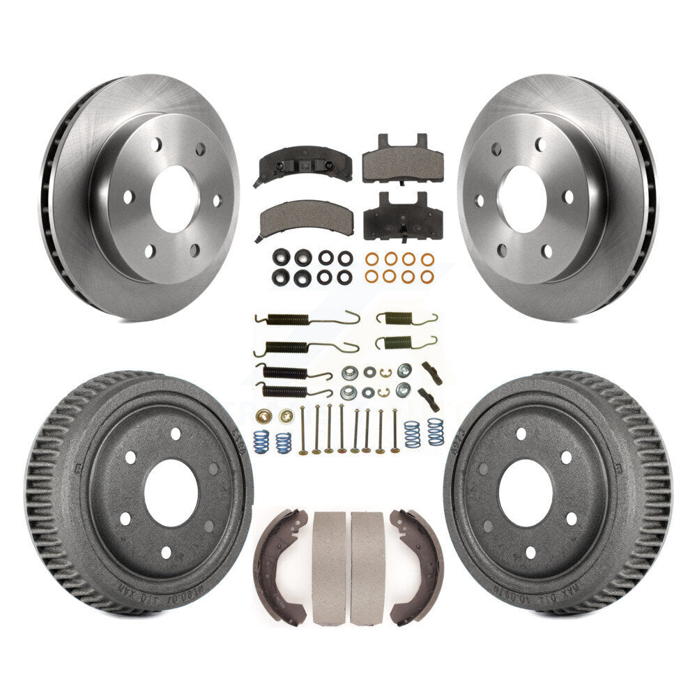 [Avant + Arrière] Kit de Disque et plaquette (céramique) de frein pour 1992-1994 Chevrolet Blazer 4WD avec 11" Diameter K8T-102758