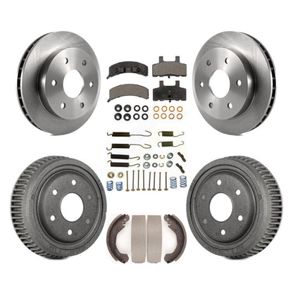 [Avant + Arrière] Kit de Disque et plaquette (céramique) de frein pour 1992-1994 Chevrolet Blazer 4WD avec 11" Diameter K8T-102758