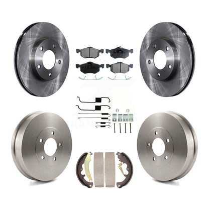 [Avant + Arrière] Kit de Disque et plaquette (céramique) de frein pour 2007 Ford Escape Mercury Mariner From 01/08/07 rear brakes K8T-102763