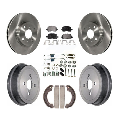 [Avant + Arrière] Kit de Disque et plaquette (céramique) de frein pour 2002 Toyota Corolla From 04 02 K8T-102795