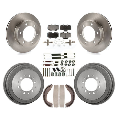 [Avant + Arrière] Kit de Disque et plaquette (céramique) de frein pour 2001 Toyota 4Runner avec 15" Factory Wheels K8T-102797