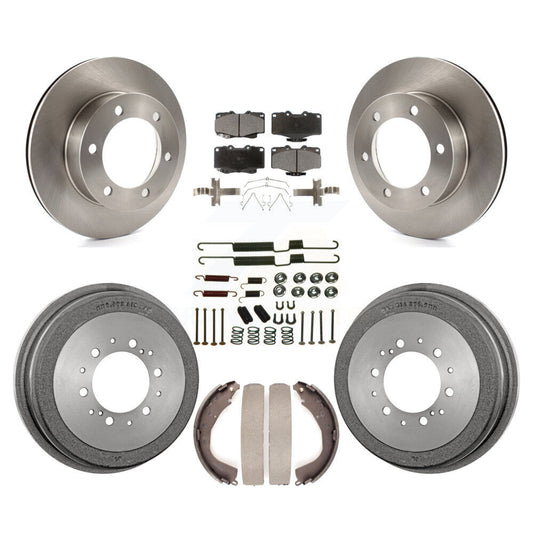 [Avant + Arrière] Kit de Disque et plaquette (céramique) de frein pour 2001 Toyota 4Runner avec 15" Factory Wheels K8T-102797