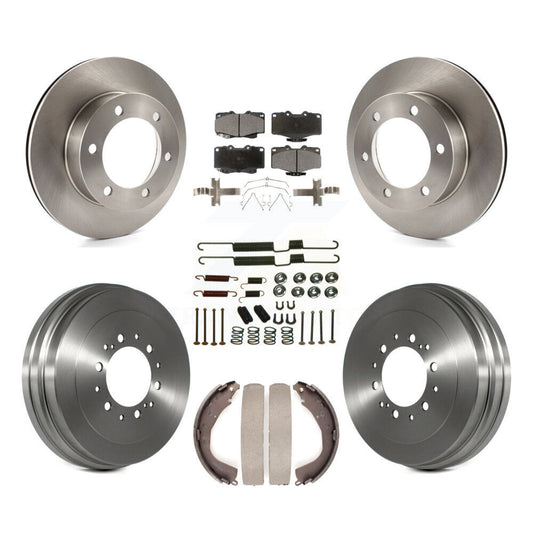 [Avant + Arrière] Kit de Disque et plaquette (céramique) de frein pour 2002 Toyota 4Runner avec 15" Factory Wheels K8T-102798