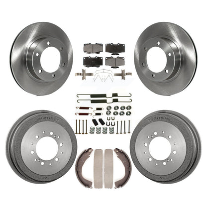 [Avant + Arrière] Kit de Disque et plaquette (céramique) de frein pour 2001 Toyota 4Runner avec 16" Factory Wheels K8T-102801