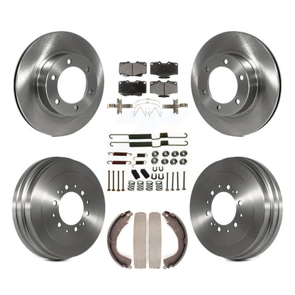 [Avant + Arrière] Kit de Disque et plaquette (céramique) de frein pour 2002 Toyota 4Runner avec 16" Factory Wheels K8T-102802