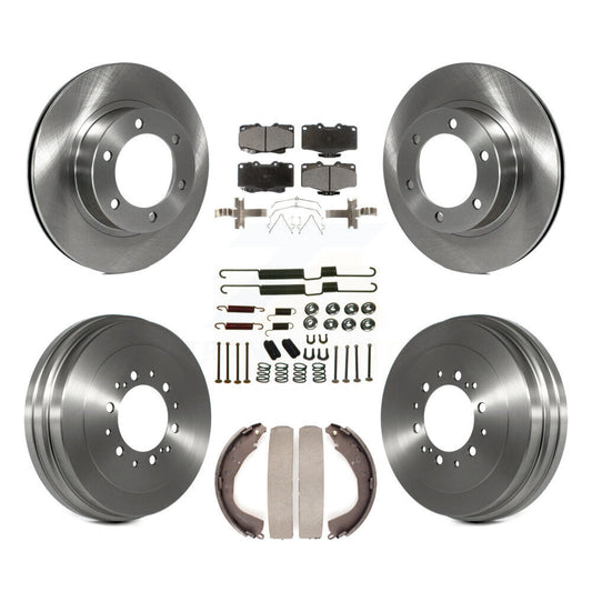 [Avant + Arrière] Kit de Disque et plaquette (céramique) de frein pour 2002 Toyota 4Runner avec 16" Factory Wheels K8T-102802