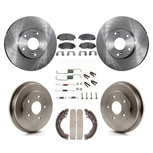 [Avant + Arrière] Kit de Disque et plaquette (céramique) de frein pour 2011 Honda Civic GX K8T-102806