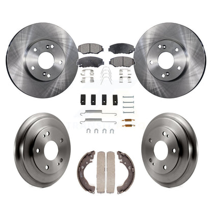 [Avant + Arrière] Kit de Disque et plaquette (céramique) de frein pour Honda Civic K8T-102809