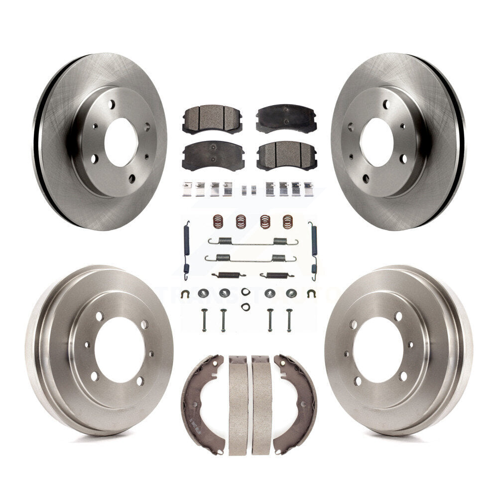 [Avant + Arrière] Kit de Disque et plaquette (céramique) de frein pour Mitsubishi Lancer K8T-102810