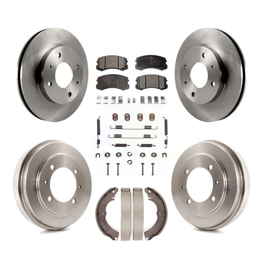 [Avant + Arrière] Kit de Disque et plaquette (céramique) de frein pour Mitsubishi Lancer K8T-102810