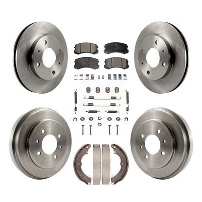 [Avant + Arrière] Kit de Disque et plaquette (céramique) de frein pour Mitsubishi Lancer K8T-102812