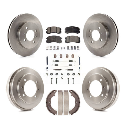 [Avant + Arrière] Kit de Disque et plaquette (céramique) de frein pour Mitsubishi Lancer ES K8T-102817