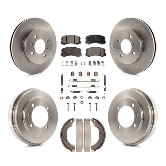 [Avant + Arrière] Kit de Disque et plaquette (céramique) de frein pour Mitsubishi Lancer ES K8T-102817