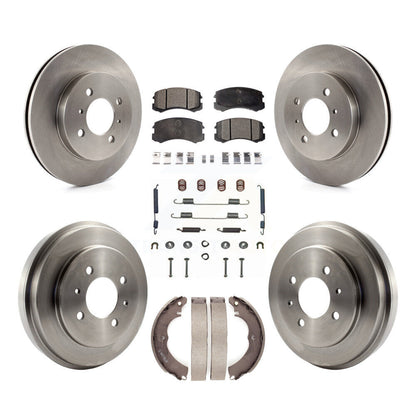 [Avant + Arrière] Kit de Disque et plaquette (céramique) de frein pour Mitsubishi Lancer K8T-102818