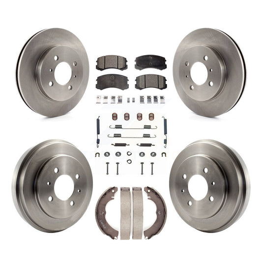 [Avant + Arrière] Kit de Disque et plaquette (céramique) de frein pour Mitsubishi Lancer K8T-102818