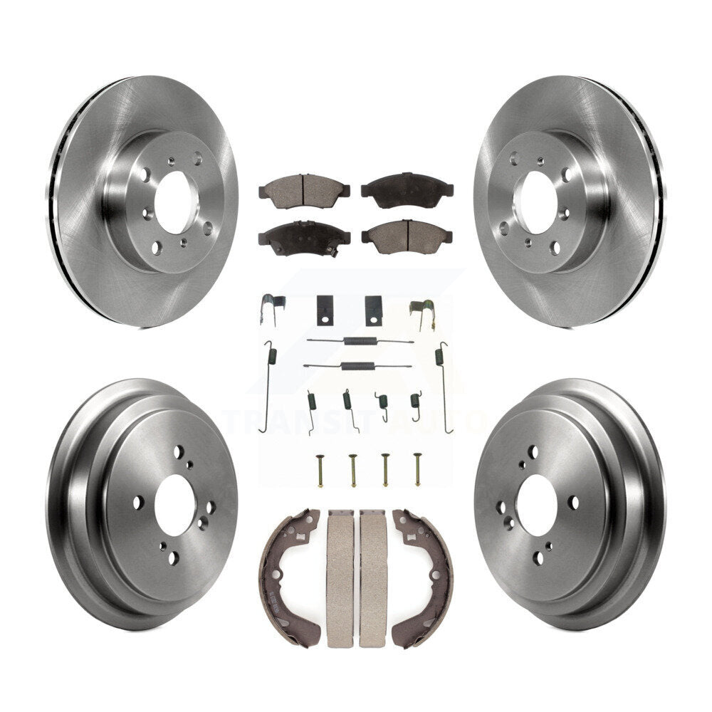 [Avant + Arrière] Kit de Disque et plaquette (céramique) de frein pour 2006-2007 Suzuki Aerio K8T-102821