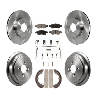 [Avant + Arrière] Kit de Disque et plaquette (céramique) de frein pour 2006-2007 Suzuki Aerio K8T-102821