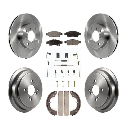 [Avant + Arrière] Kit de Disque et plaquette (céramique) de frein pour 2006-2007 Suzuki Aerio K8T-102821