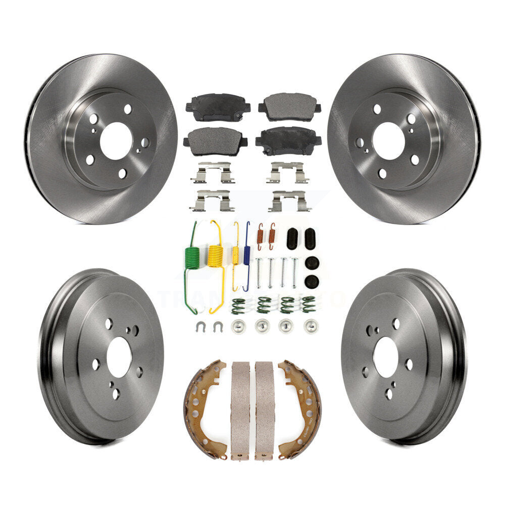 [Avant + Arrière] Kit de Disque et plaquette (céramique) de frein pour 2008 Toyota Prius K8T-102825