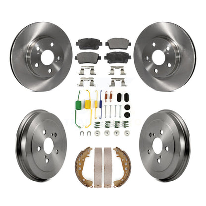 [Avant + Arrière] Kit de Disque et plaquette (céramique) de frein pour 2008 Toyota Prius K8T-102825