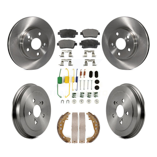 [Avant + Arrière] Kit de Disque et plaquette (céramique) de frein pour 2008 Toyota Prius K8T-102825