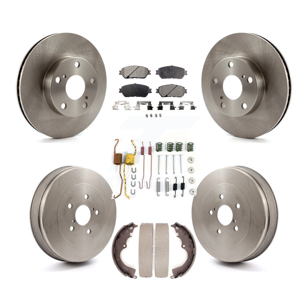 [Avant + Arrière] Kit de Disque et plaquette (céramique) de frein pour Toyota Tacoma avec 5 Lug Wheels K8T-102828