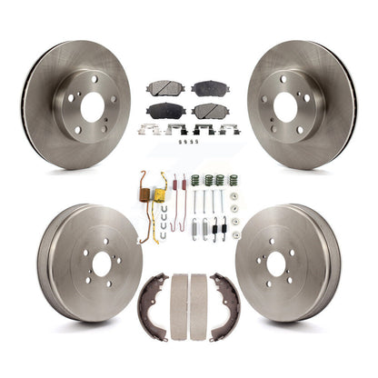 [Avant + Arrière] Kit de Disque et plaquette (céramique) de frein pour Toyota Tacoma avec 5 Lug Wheels K8T-102828