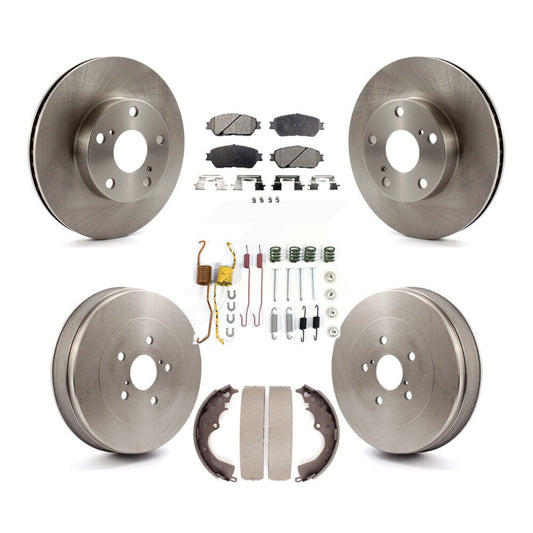 [Avant + Arrière] Kit de Disque et plaquette (céramique) de frein pour Toyota Tacoma avec 5 Lug Wheels K8T-102828