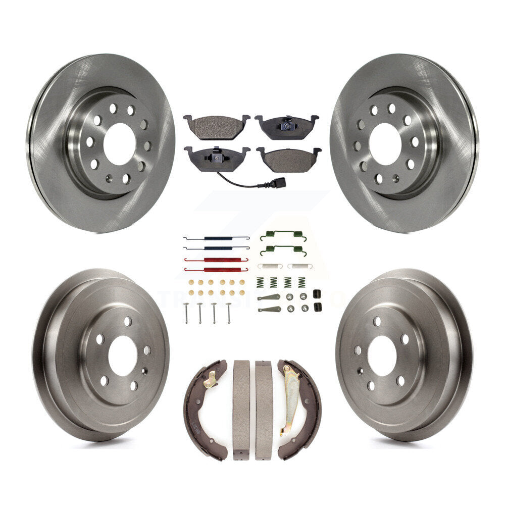[Avant et Arrière] Disque et plaquette de frein pour Volkswagen Jetta rear brakes K8T-102835